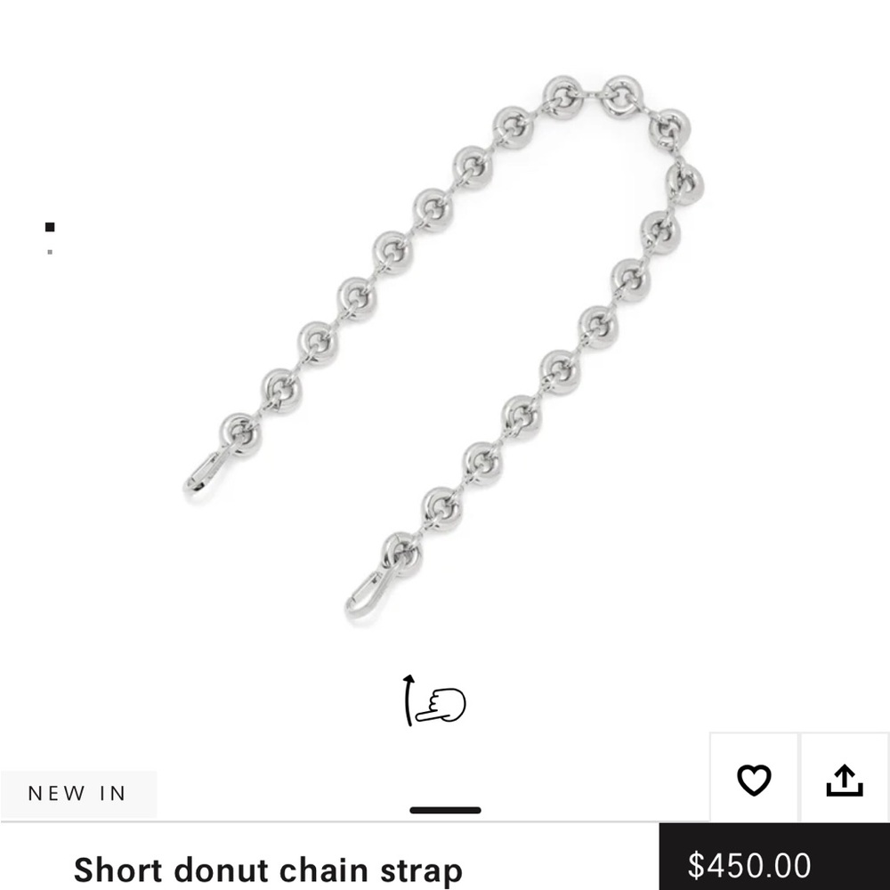 Loewe short donut chain strap BRAND NEW NEVER USED